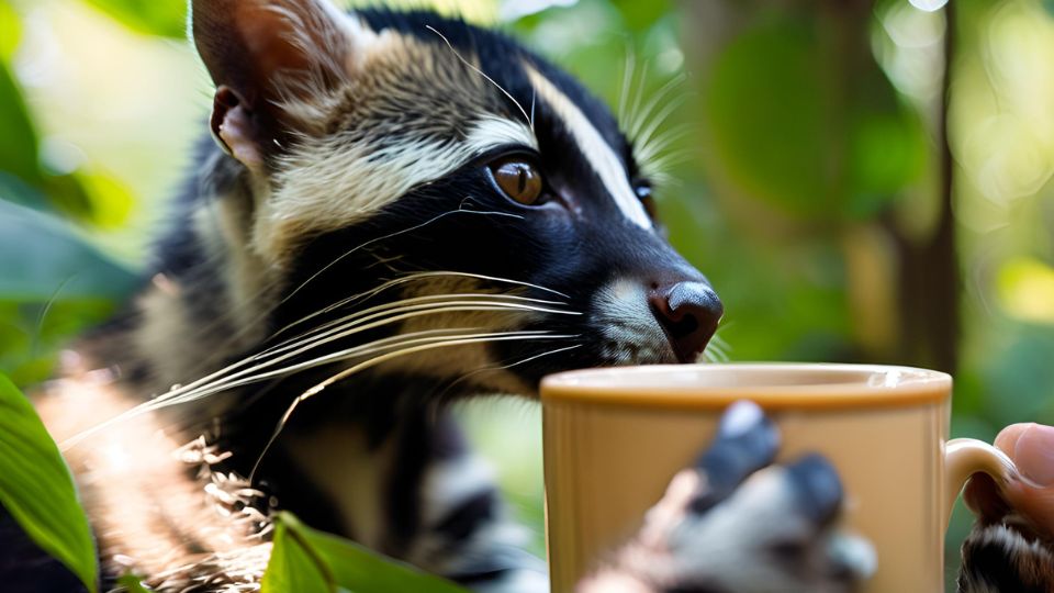 cibetmacska kávé - Kopi Luwak