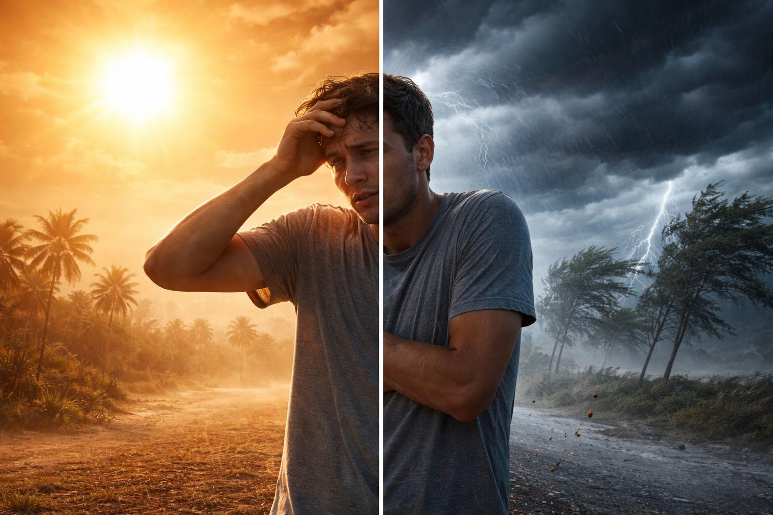 Emberi test és közérzet szélsőséges időjárási hatások közepette: alvásra, energiaszintre, hangulatra.